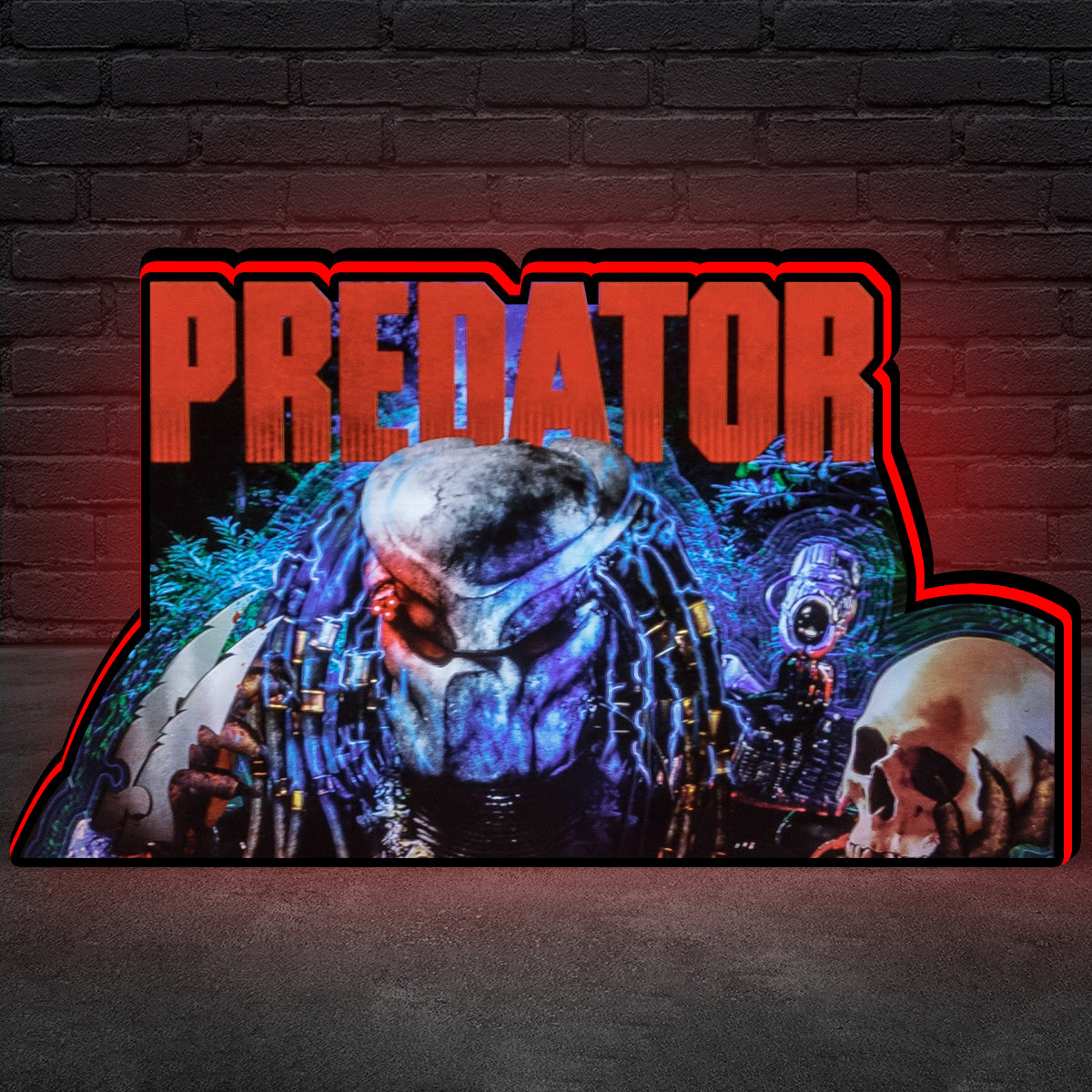 Predator 2025 Pinball Topper Led Lightbox, For Pinball Machine by Pinball Brothers, 5V USB with Dimmer Perfect for Game Room Man's Cave