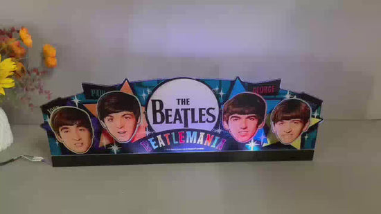 Décoration de flipper The Beatles DIAMOND Edition, pour flipper Stern, parfaite pour la salle de jeux Décoration de flipper 3D en acrylique LED, pour flipper Stern, décoration de flipper