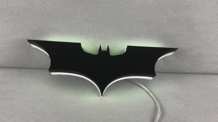 Batman Logo LED Lightbox Fully Dimmable & USB Powered