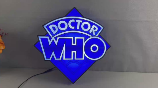 Décoration Doctor Who pour flipper Bally, caisson lumineux imprimé en 3D, alimenté par USB et entièrement réglable