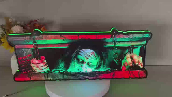 Evil Dead Pinball Topper LED Lightbox, For Spooky Pinball Mahicne, 3D Printed Lightbox Rock Your Game