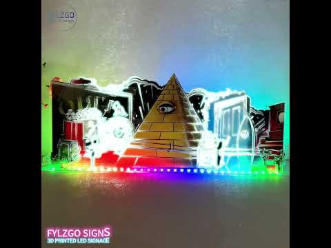 The Electric Playground Twilight Zone Pinball topper 3D Acrylic LED Topper, for Pinball Machine, Pinball Topper