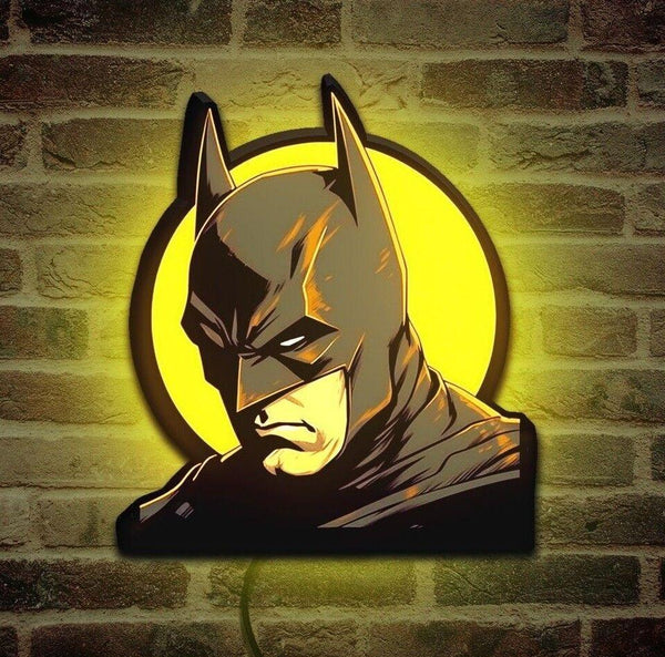 Batman 3D Printed LED Sign Ultra Rare Decorative Lightbox USB Powered ...