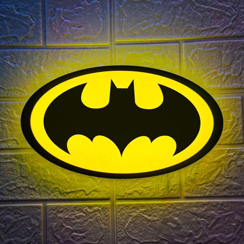 Batman Logo LED Light Box Fully Dimmable & USB Powered – FYLZGO Signs