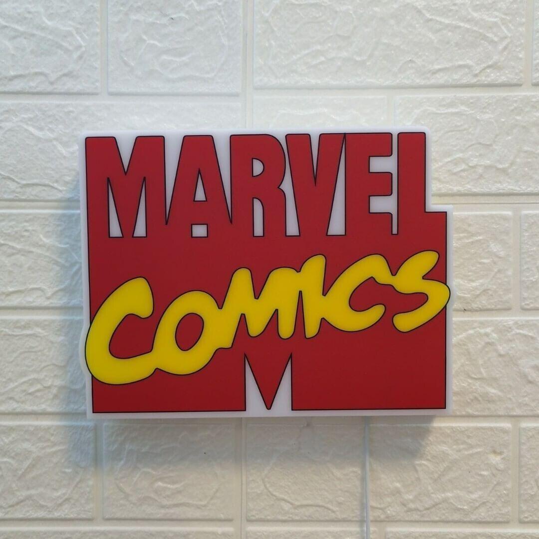 Marvel Logo LED Sign Marvel Gifts For Men Superhero Bedroom Decor marvel-logo-led-sign-marvel-gifts-for-men-superhero-bedroom-decor