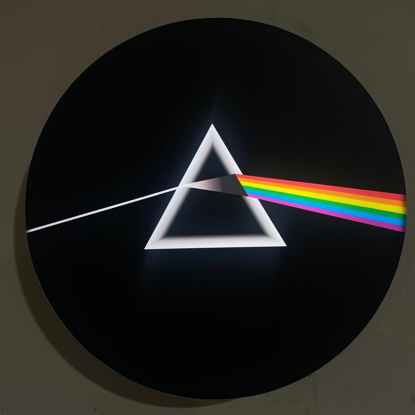 Pink Floyd The Dark Side of the Moon Light Sign with USB Pow. Dimmable Wall Dec