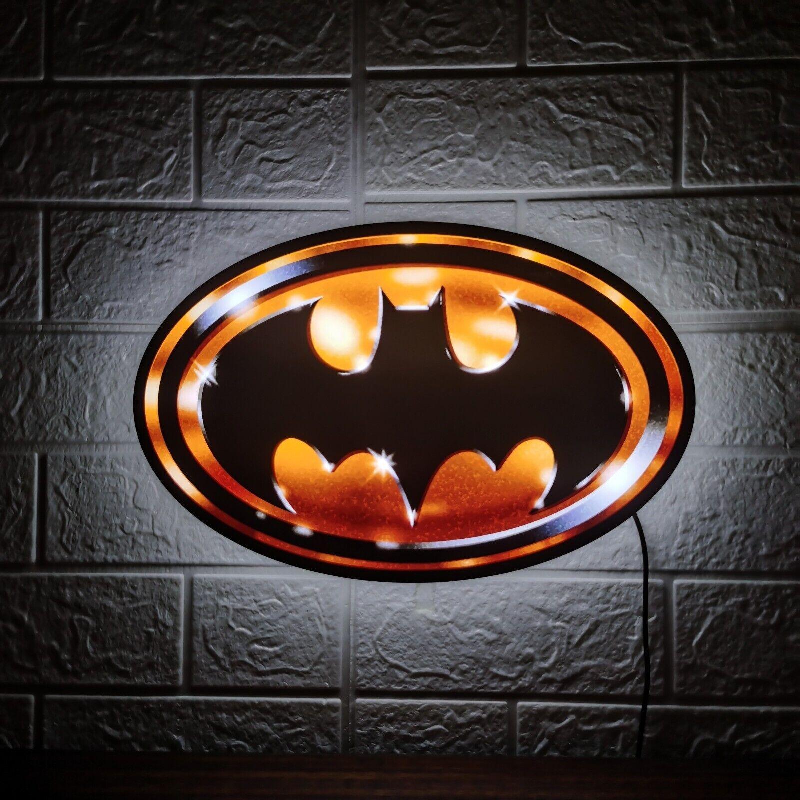 Batman Logo LED Light Box Fully Dimmable & USB Powered – FYLZGO Signs