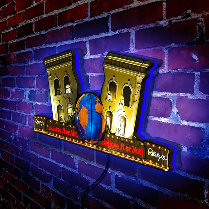 Ripley’s Believe It or Not 3D Printed Pinball Topper Luminous LED Lightbox