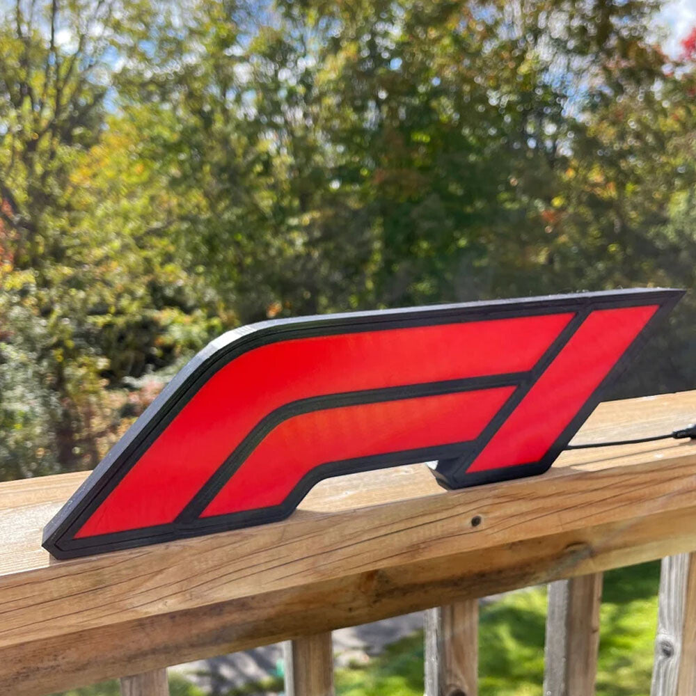 Formula 1 Printed Lightbox Home Workplace Decoration Led Light Wall Sign