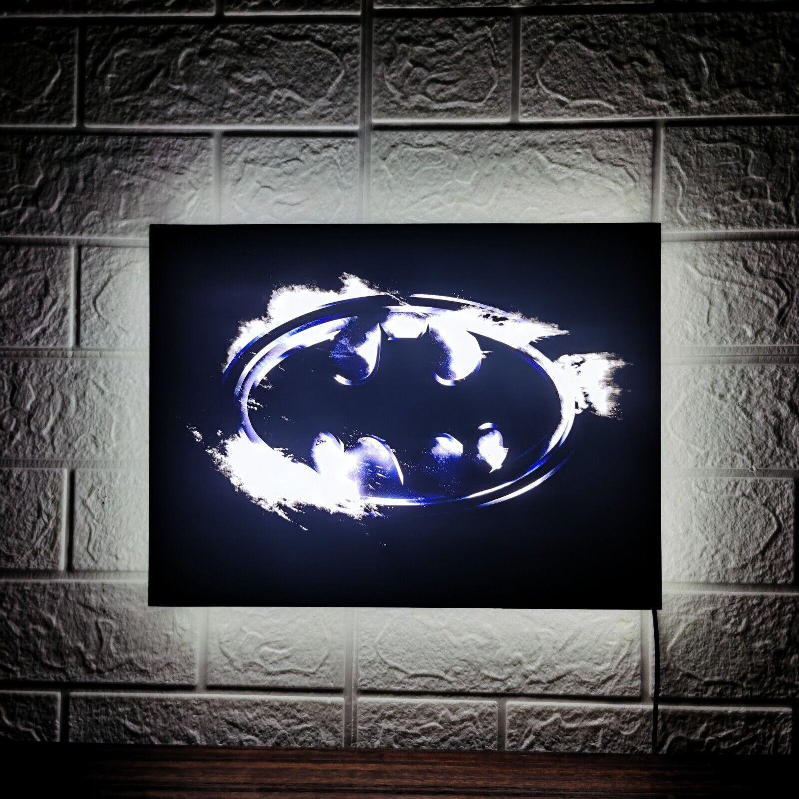 Batman Logo LED Light Box Fully Dimmable & USB Powered – FYLZGO Signs