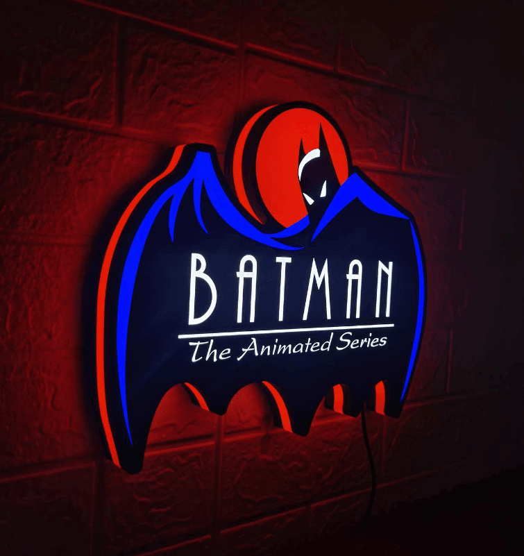 Batman Entry. Sign Batman - The Animated Series 3D Printed Fully Dimmable – FYLZGO Signs