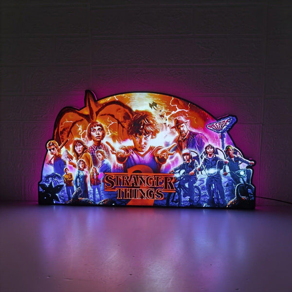 Stranger Things Pinball Topper LED Lightbox USB plug Dimmer, Pinball A ...