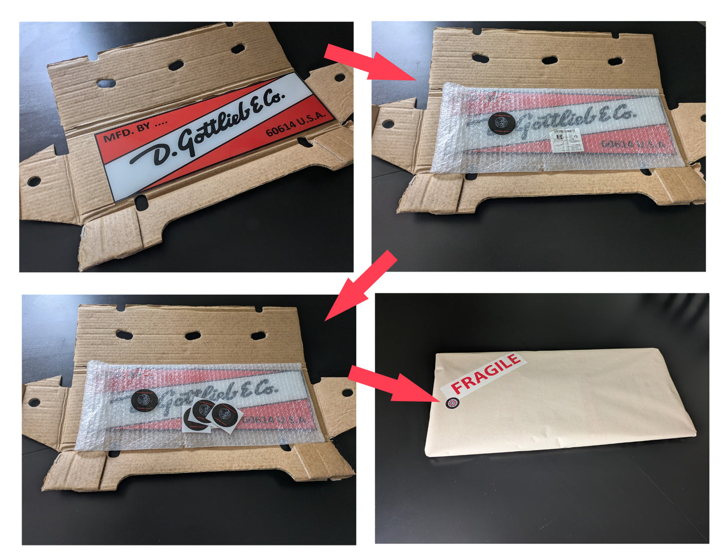 Stern Logo (old) (Arcade Marquee/ Pinball Topper display)