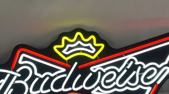 Budweiser Neon-Leuchtschild Bar Pub Club LED-Leuchtschild Budweiser Neon-Schild 