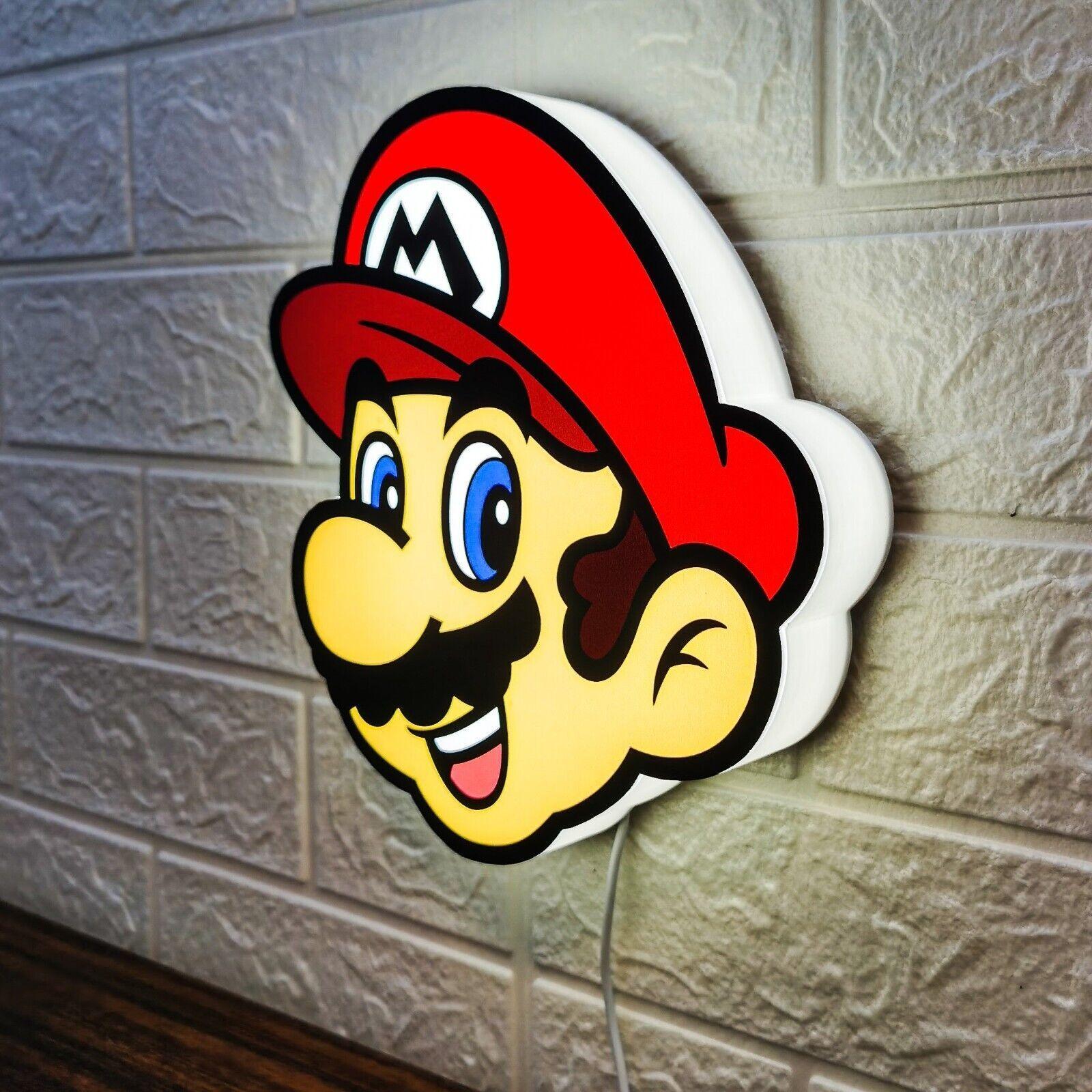 Figurine Mario Bros Lumineuse LED – Déco Intérieure USB