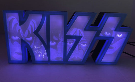 KISS Light box, Creatures of the Night with LED colored lights and sound sensor
