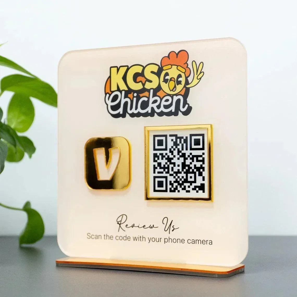 Mini qr code sign, QR Code Sign Social Media, QR Code Display Sign ...