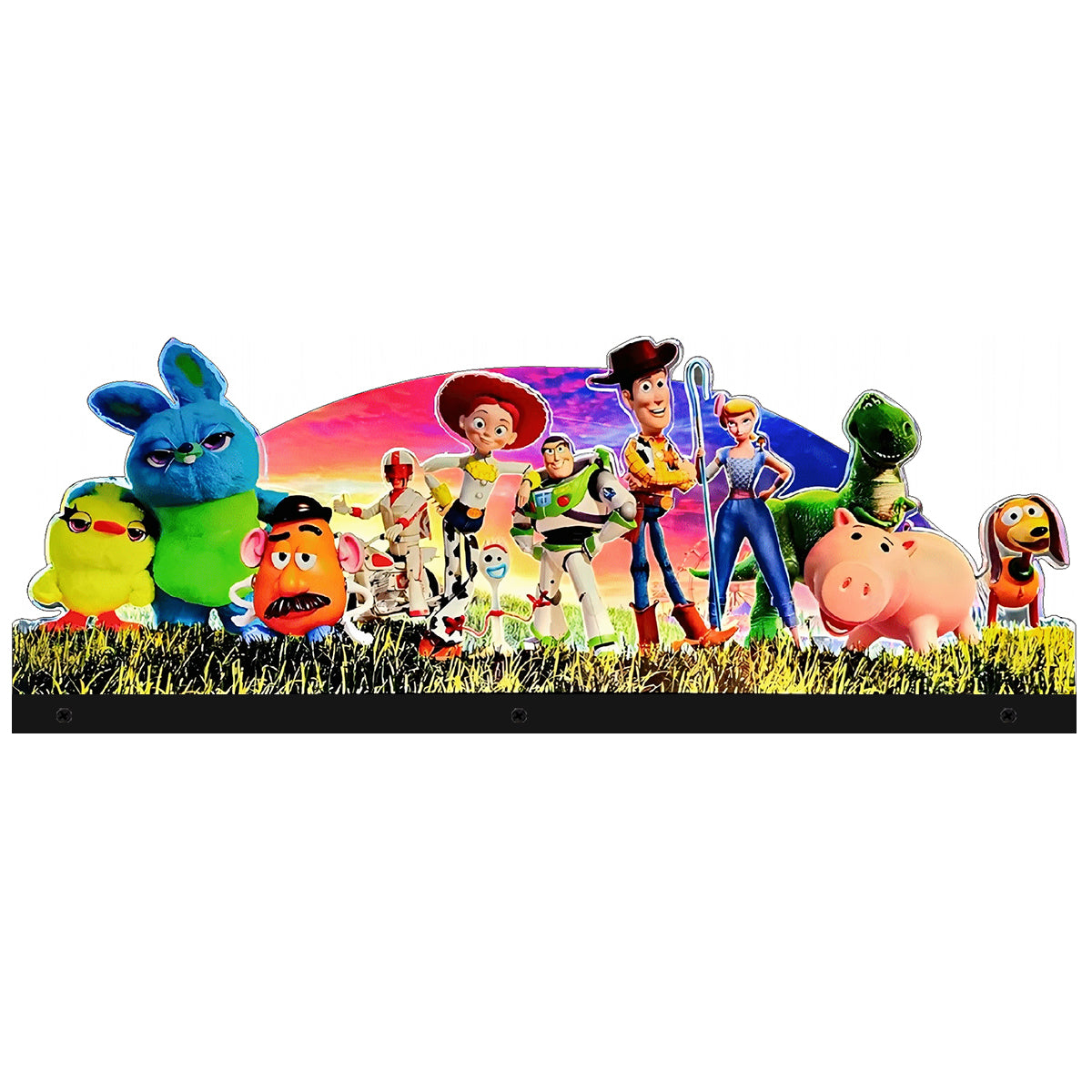 Toy Story 4 Pinball Acrylic LED Topper, for Jersey Jack Pinball Machine, Pinball Topper