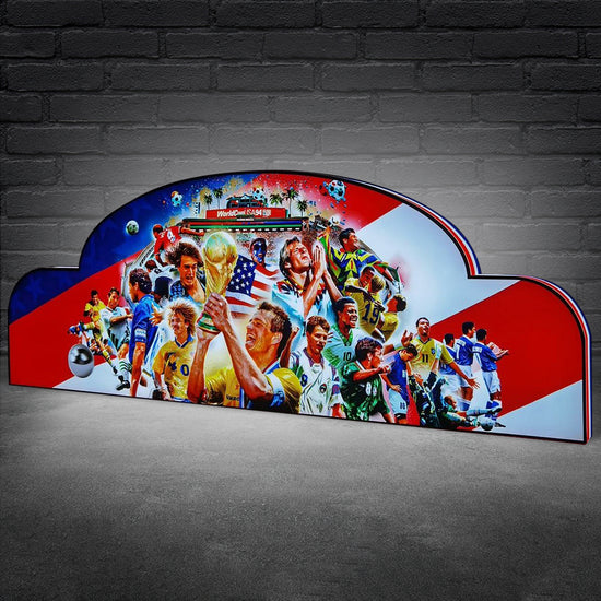 World Cup USA '94 Pinball Topper for Bally Pinball Machine, 3D Printed Lightbox Powered by USB Band Dimm Man's Cave